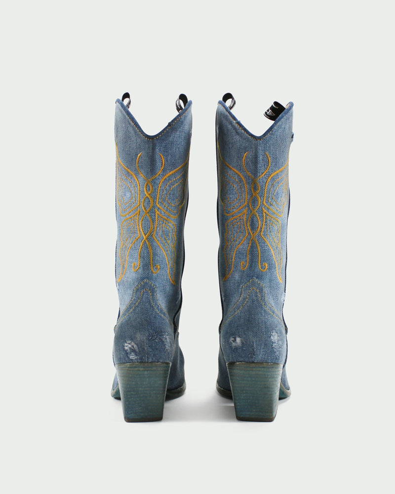 Elena Iachi Stiefel Absatz